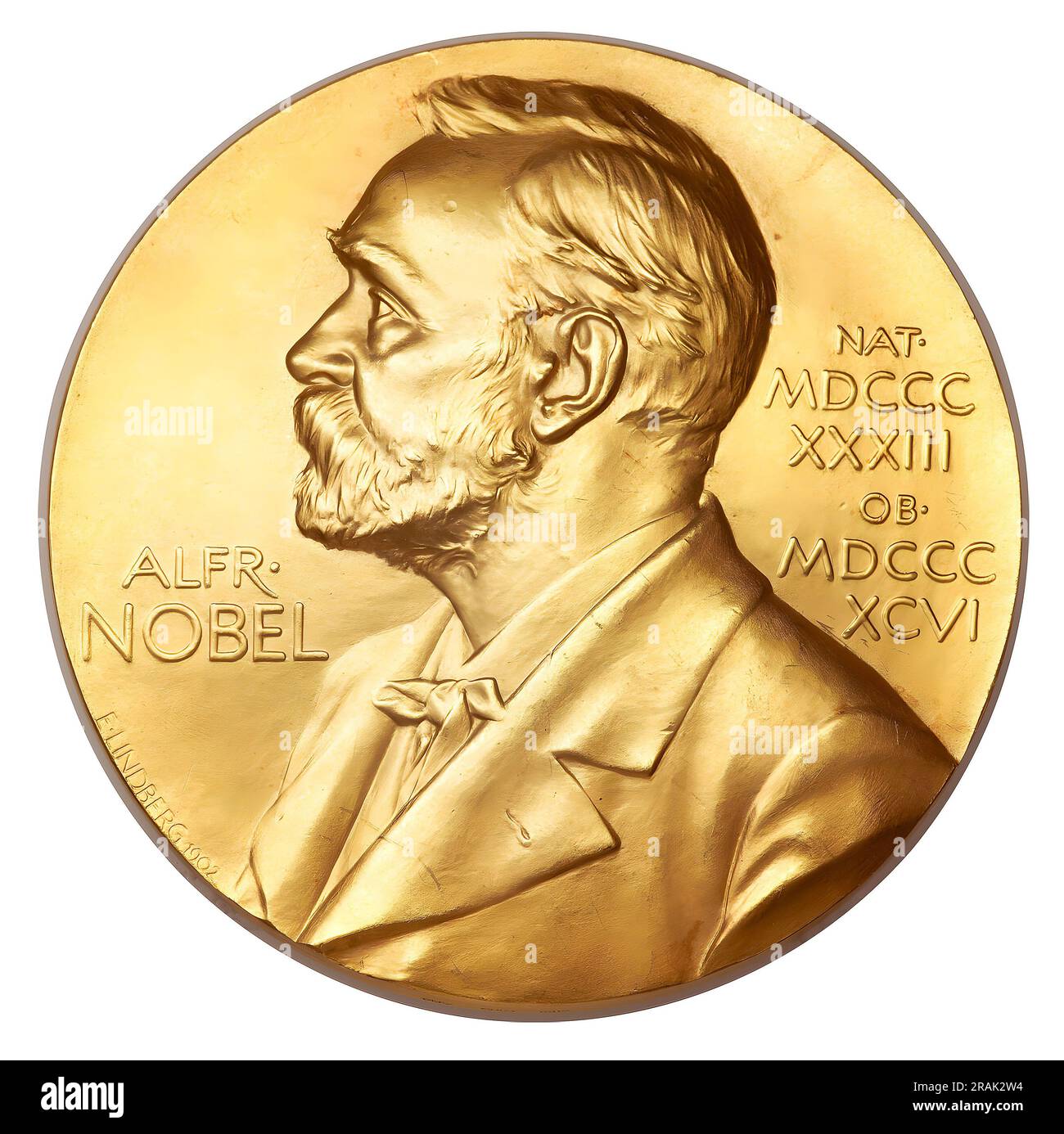 Photo Nobel Prize Medal Stock Photo