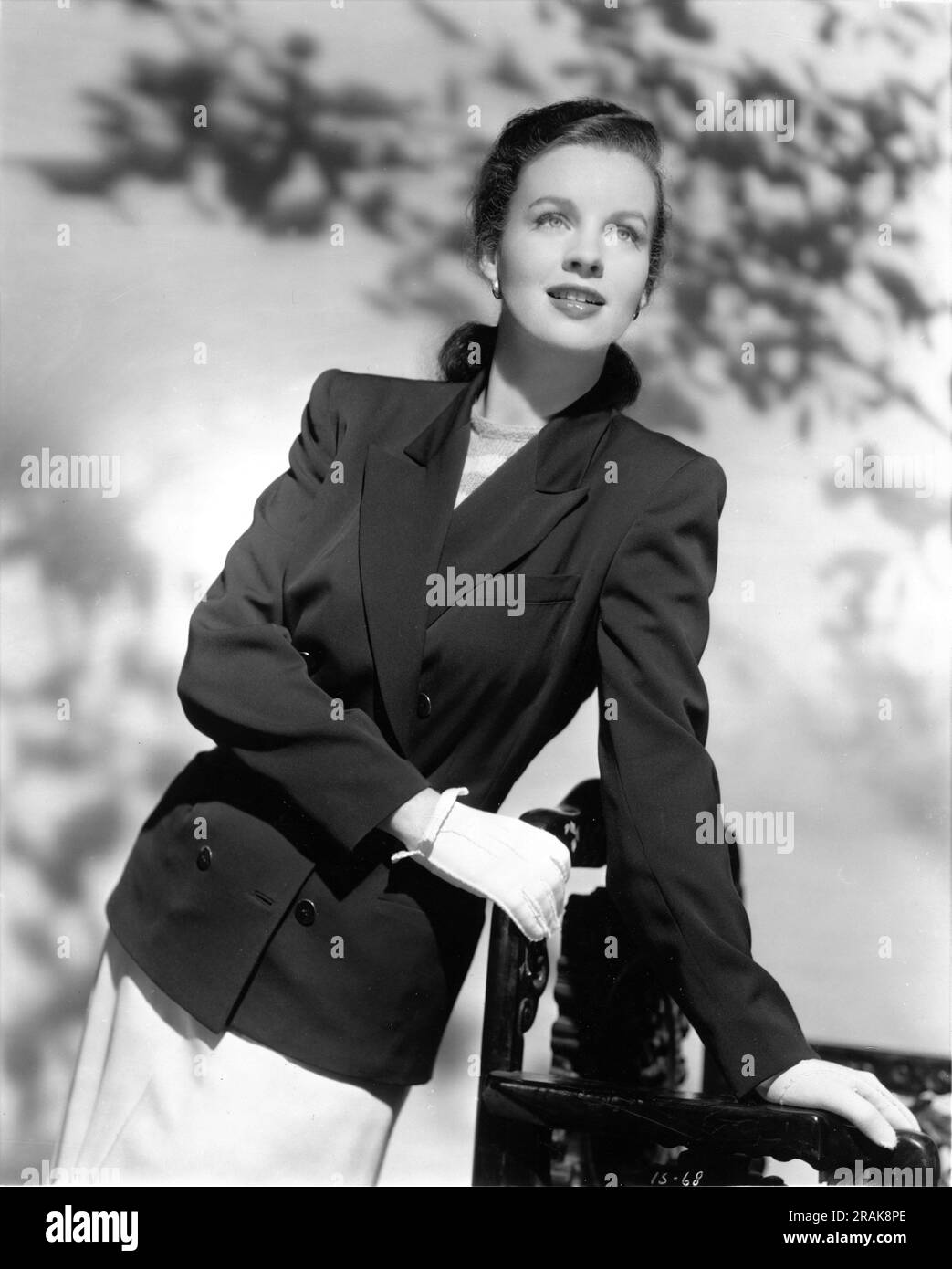 HELENA CARTER Portrait publicity for INTRIGUE 1947 director EDWIN L. MARIN Star Films Inc. / United Artists Stock Photo