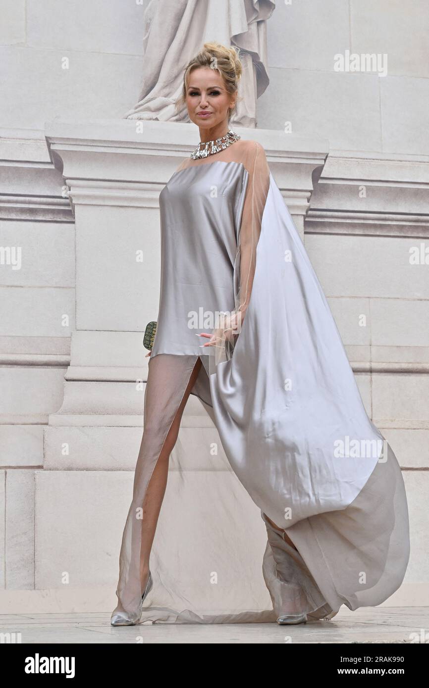Paris, France. 04th July, 2023. Adriana Karembeu at Stephane Rolland
