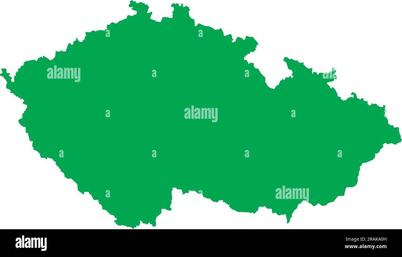 Map of czech republic Stock Vector Images - Alamy
