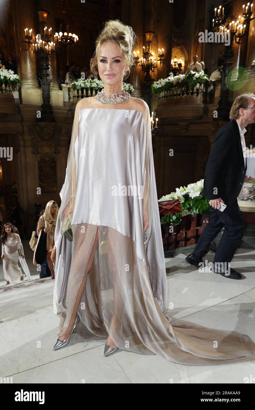 Paris, France, July 4, 2023. Adriana Karembeu attends Stephane Rolland