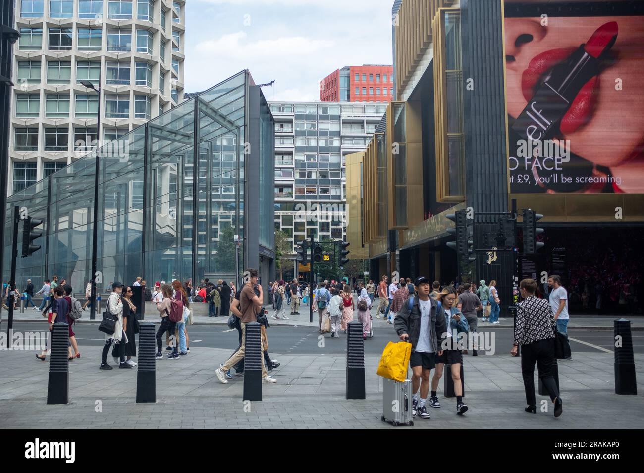 London June 2023 The NOW Building or London, a digital