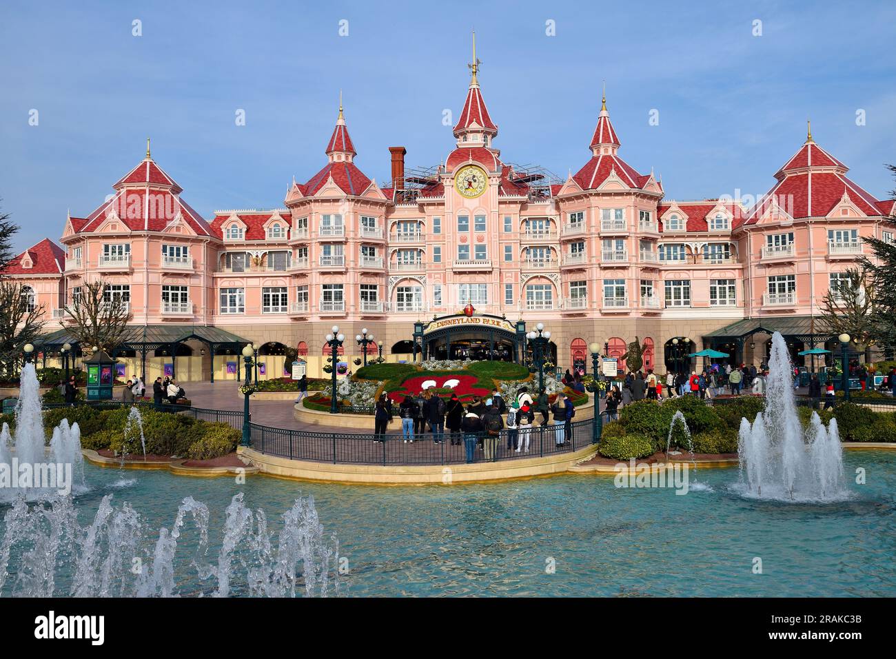 A day in Disneyland Paris Stock Photo