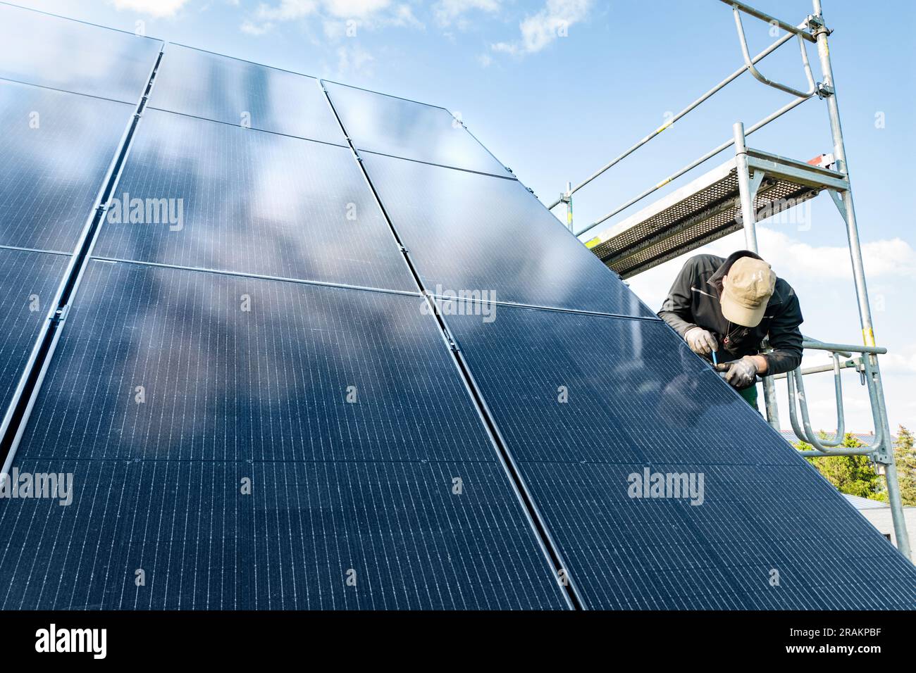 Solar power roof panel hi-res stock photography and images - Alamy