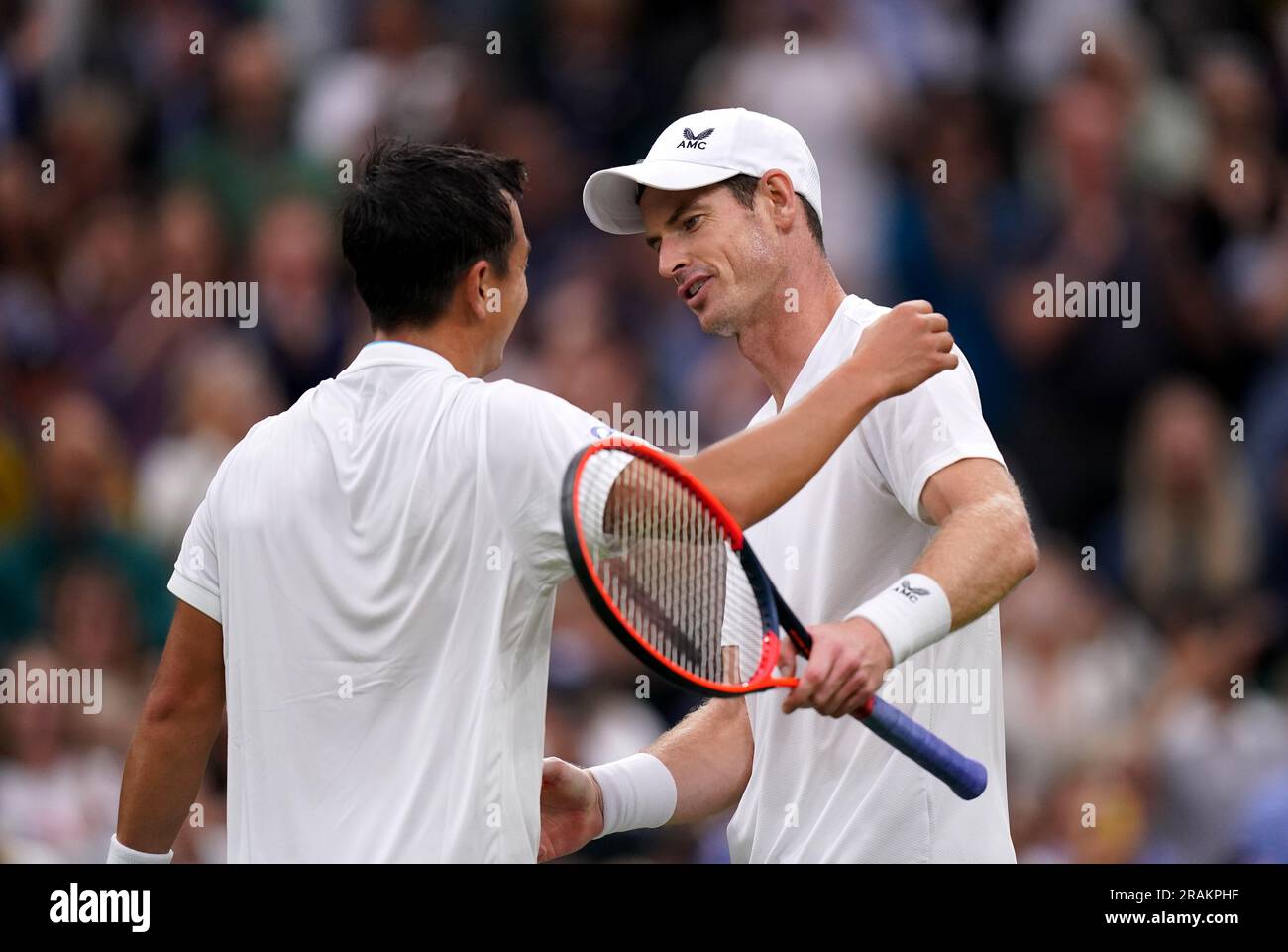Andy Murray Celebrates Victory Over Ryan Peniston left On Day Two Of andy-murray-celebrates-victory-over-ryan-peniston-left-on-day-two-of