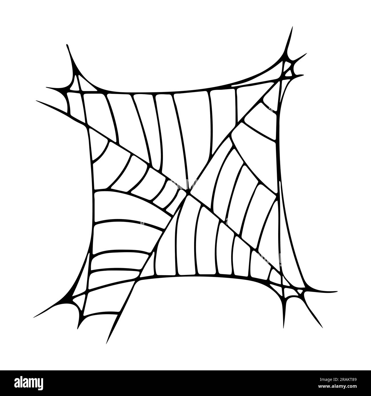 Black web on white background Vector illustration Stock Vector Image ...