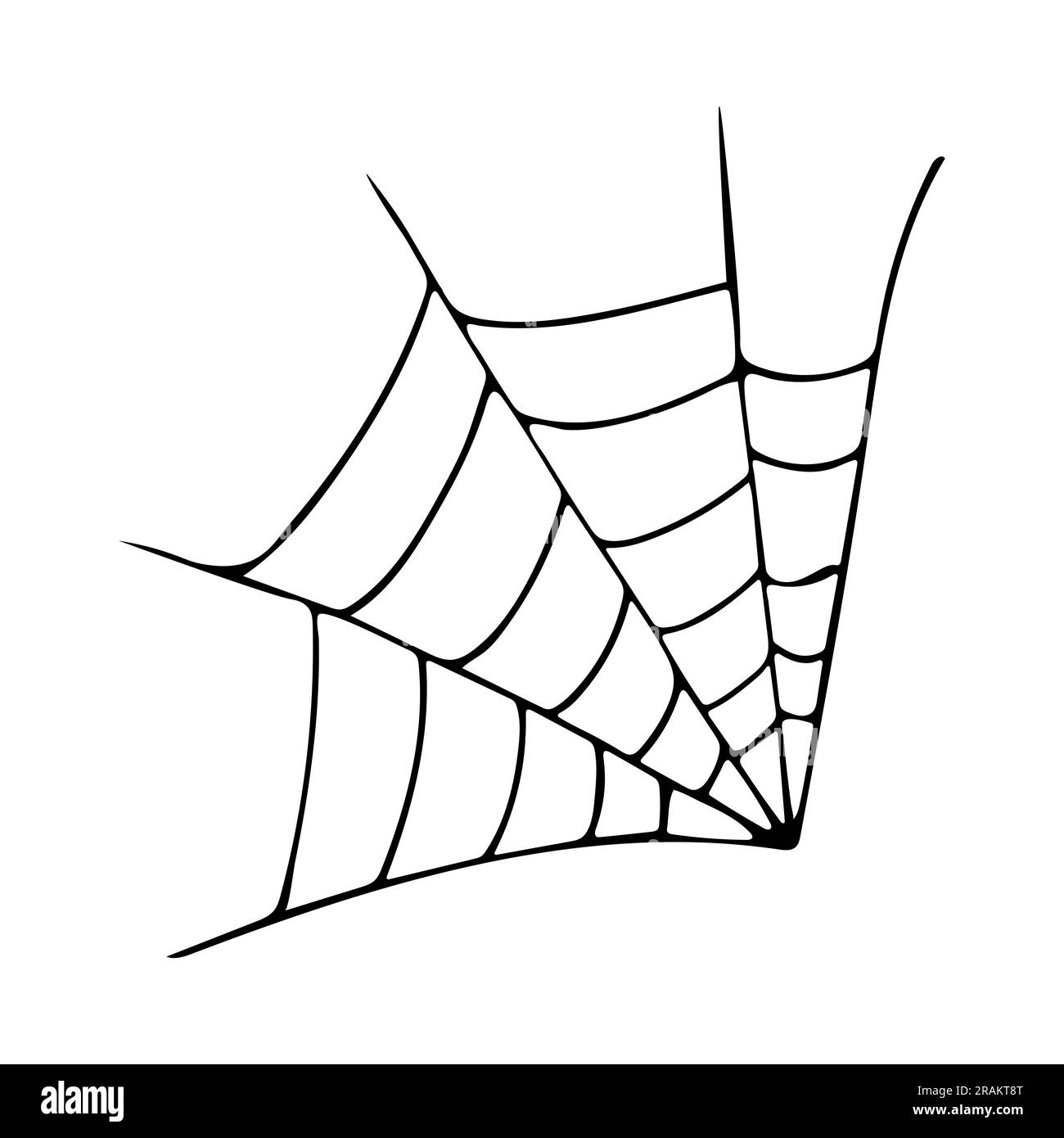 Black web on white background Vector illustration Stock Vector Image ...