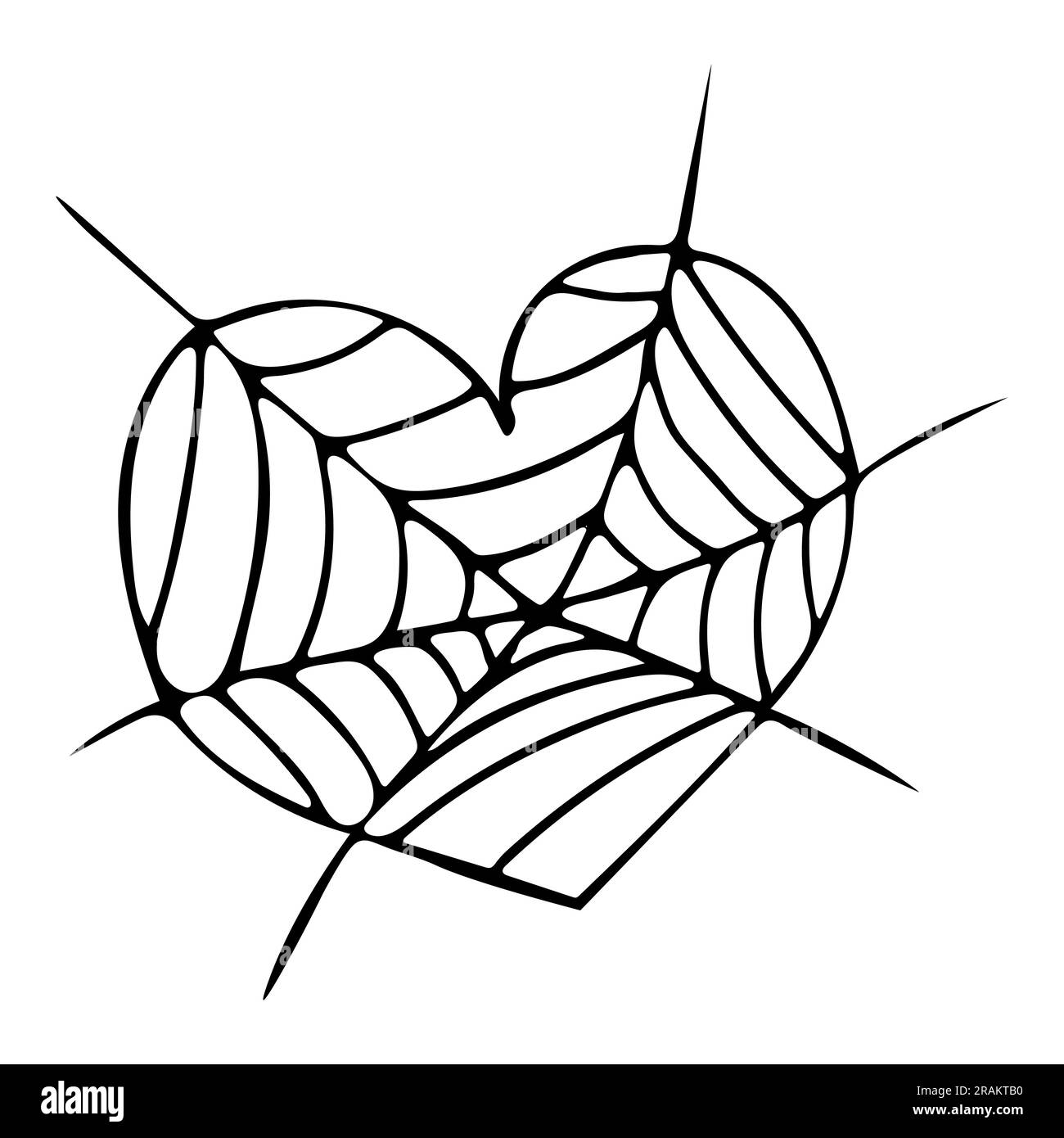 Black web on white background Vector illustration Stock Vector Image ...