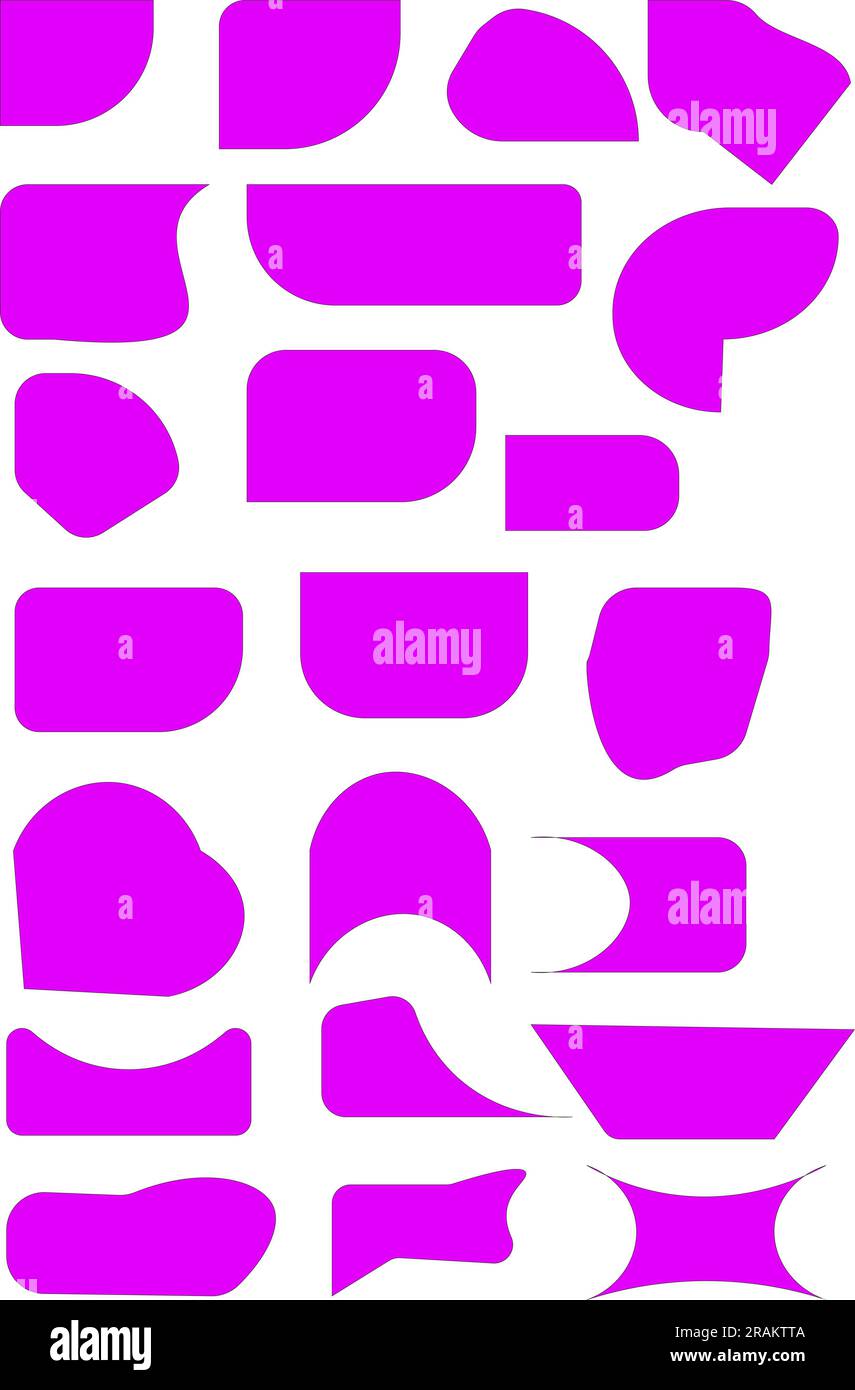 Text box shapes vector vectors hi-res stock photography and images - Alamy