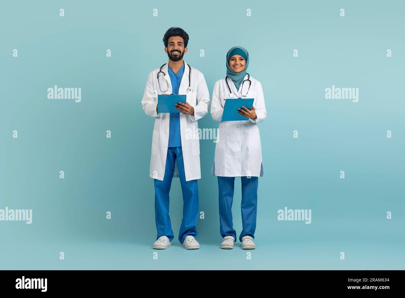 Diverse male female doctors holding hi-res stock photography and images ...