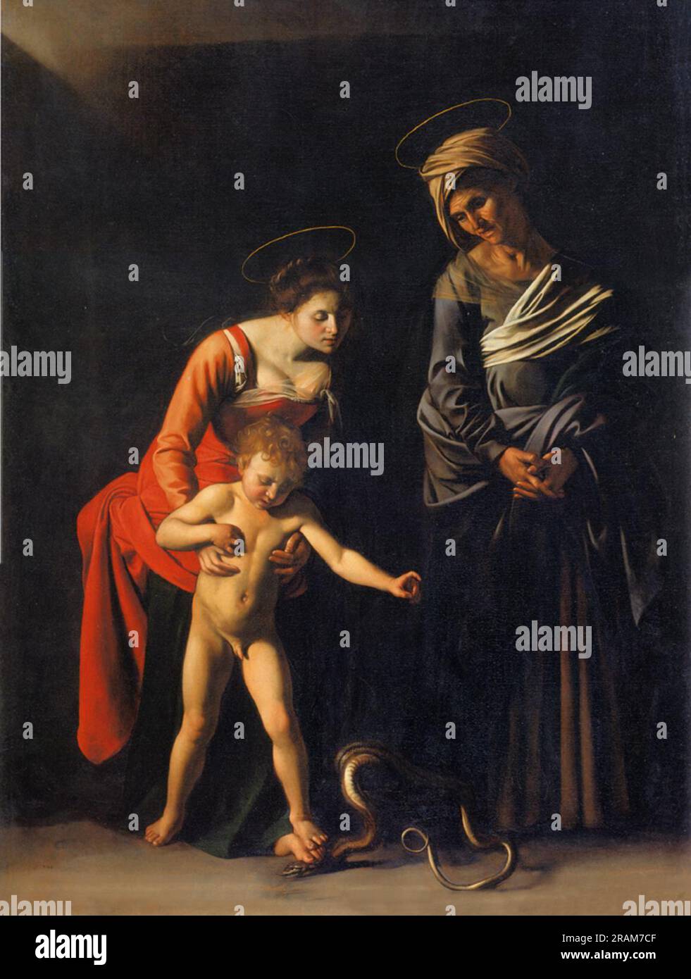 Madonna with child and st anne hi-res stock photography and images - Alamy