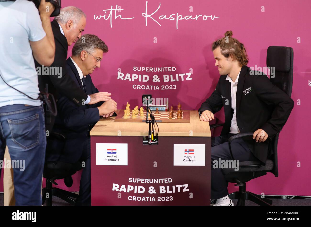 Rapid chess hi-res stock photography and images - Page 3 - Alamy, anna  cramling and magnus carlsen 