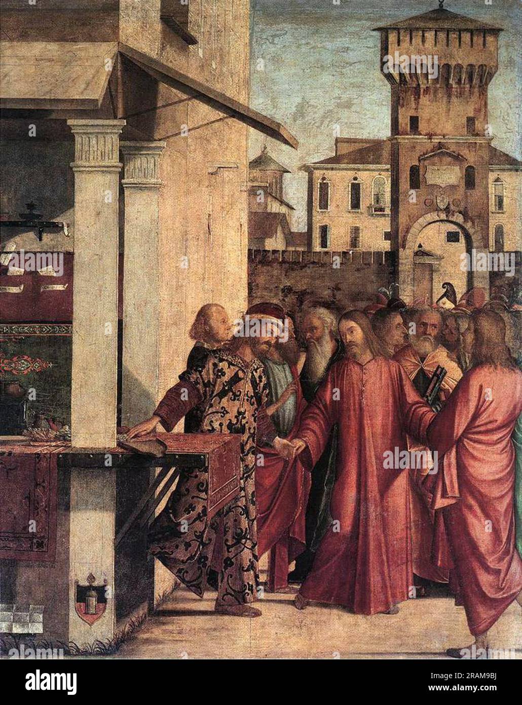 The Calling of St. Matthew 1502 - 1507; Italy by Vittore Carpaccio Stock Photo