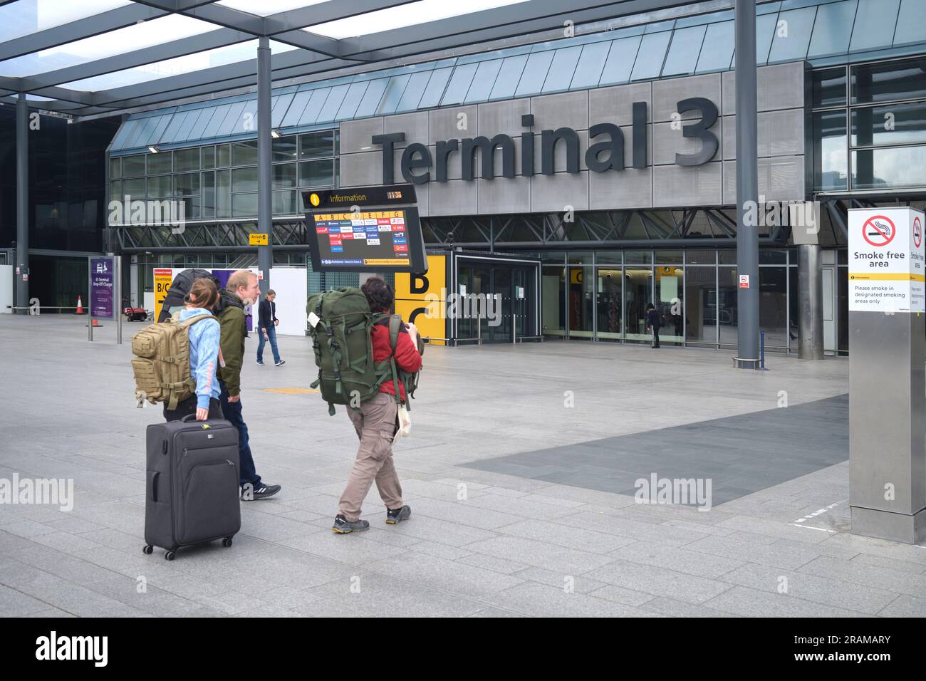 Terminal 3 Heathrow Airport London England UK Stock Photo