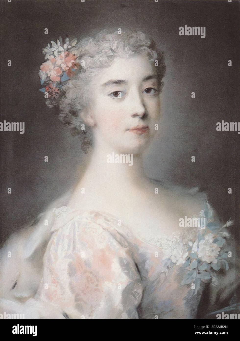 Enrichetta Anna Sofia di Modena by Rosalba Carriera Stock Photo - Alamy
