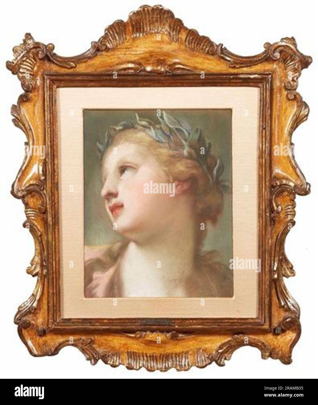 Ritratti di muse by Rosalba Carriera Stock Photo