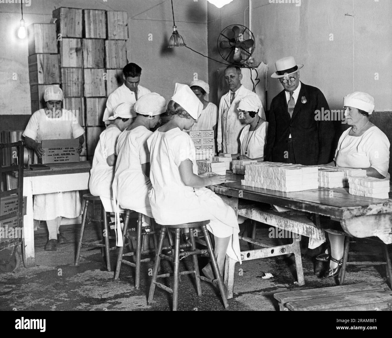 New York, New York: c. 1926 A New York City Health Department Inspector