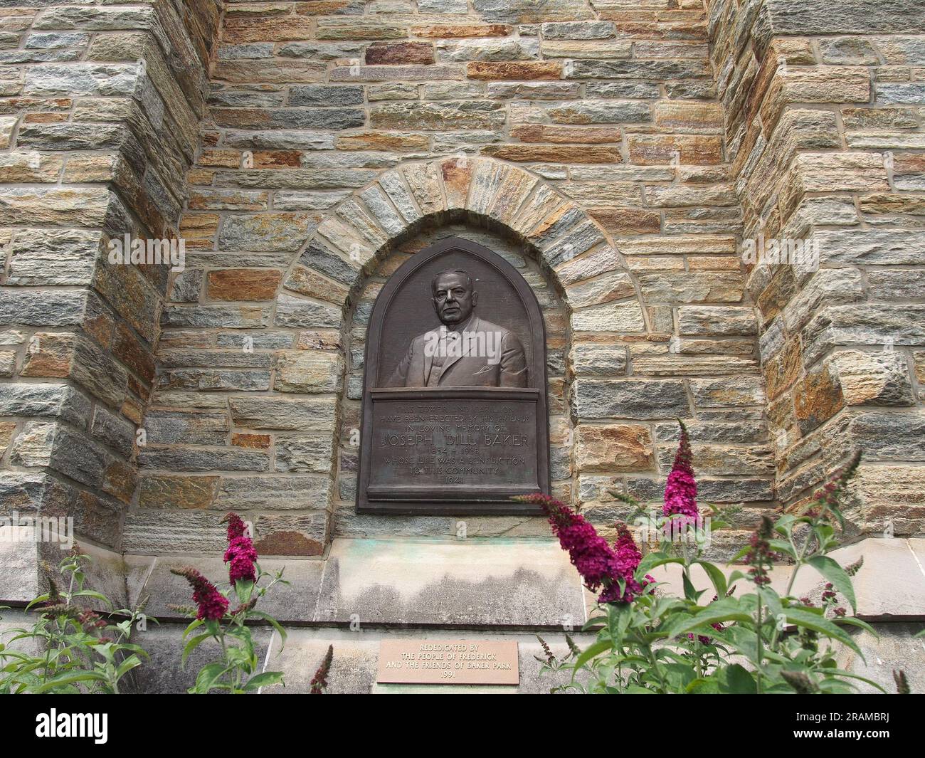 Joseph dill baker memorial plaque hires stock photography and images Alamy