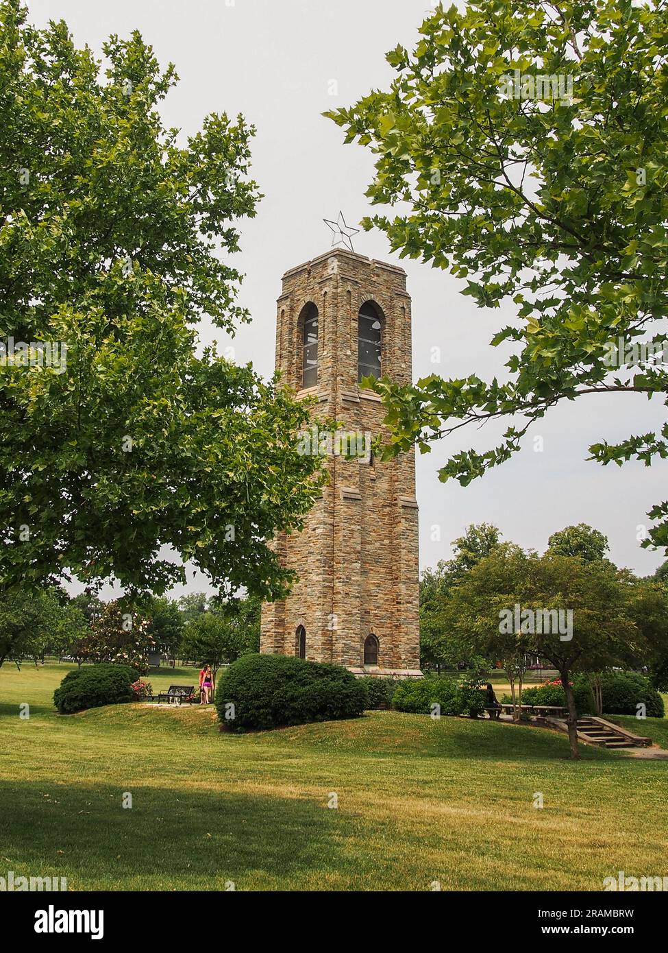 Joseph Dill Baker Memorial Tower & Carillon at Baker Park, Frederick, Maryland, June 3, 2023