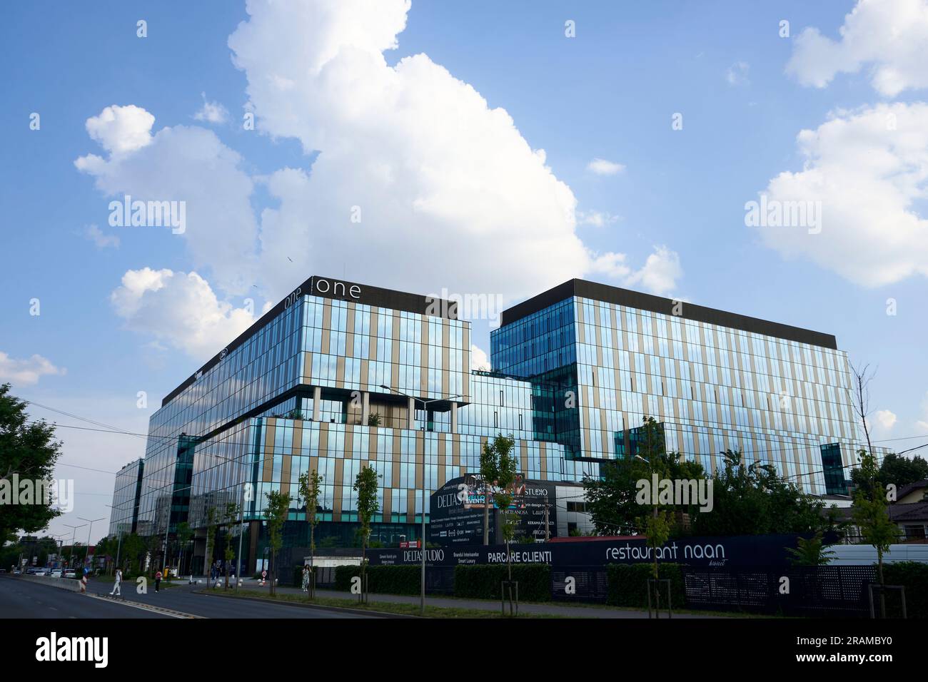 Bucharest, Romania 4th July, 2023 One Cotroceni Towers of the real