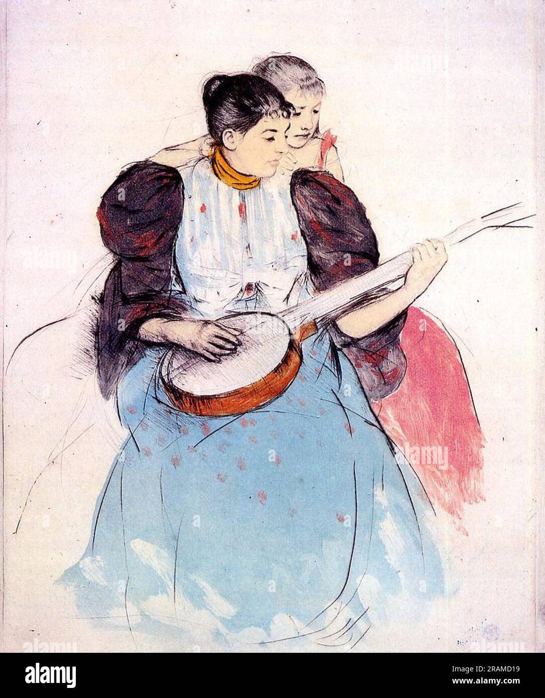 The Banjo Lesson 1893 by Mary Cassatt Stock Photo Alamy