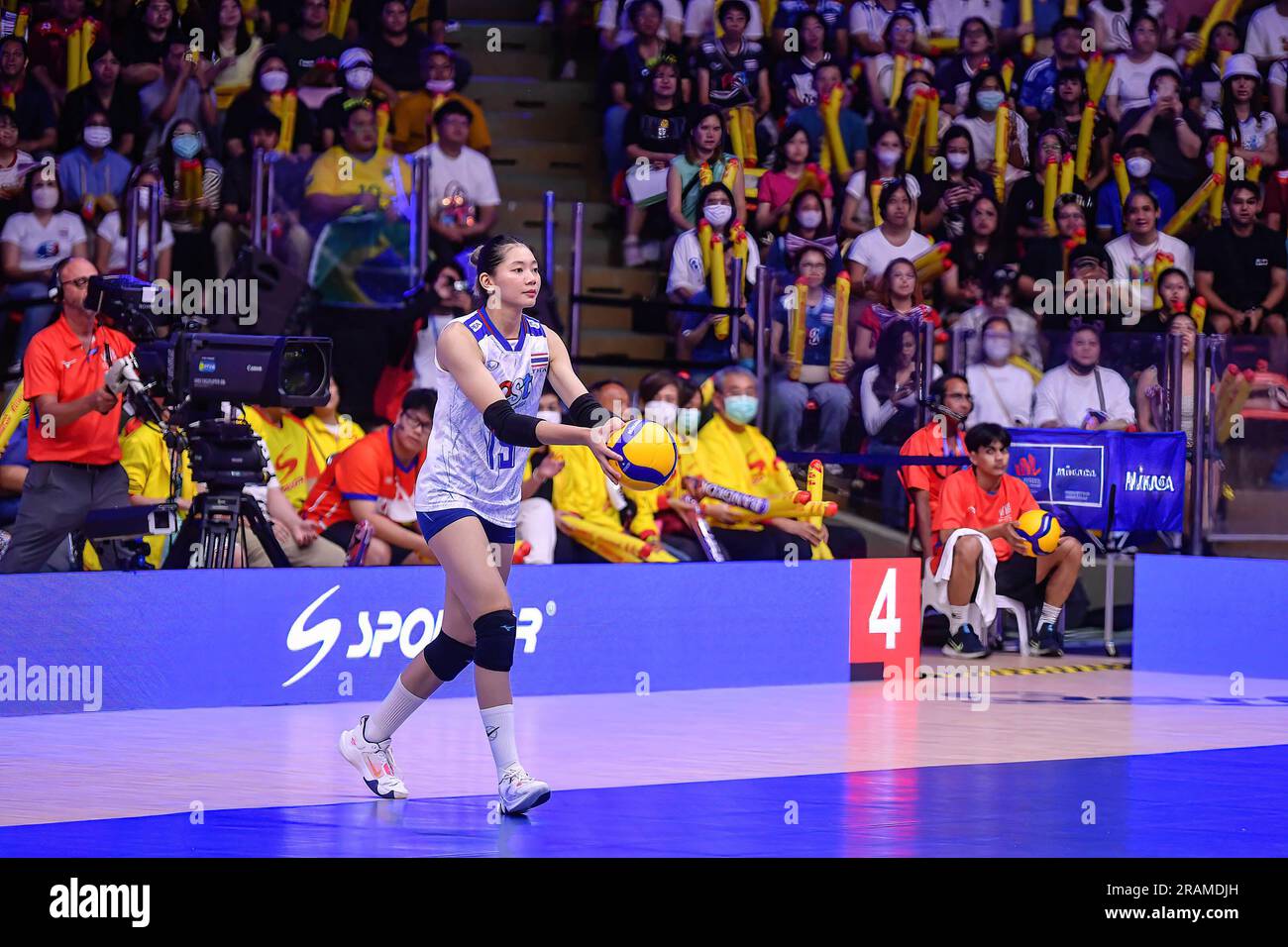 Bangkok, Thailand. 02nd July, 2023. Chatchuon Moksri (No.19) of