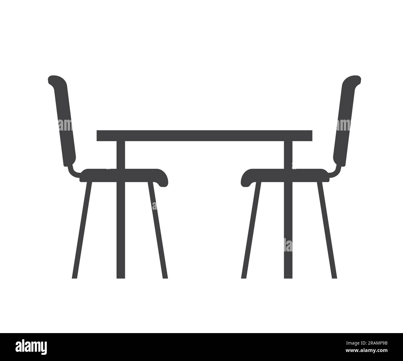 table and chairs icon vector illustration Stock Vector Image & Art Alamy