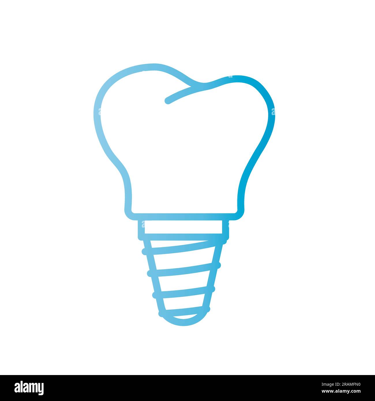 tooth implant icon- vector illustration Stock Vector Image & Art - Alamy