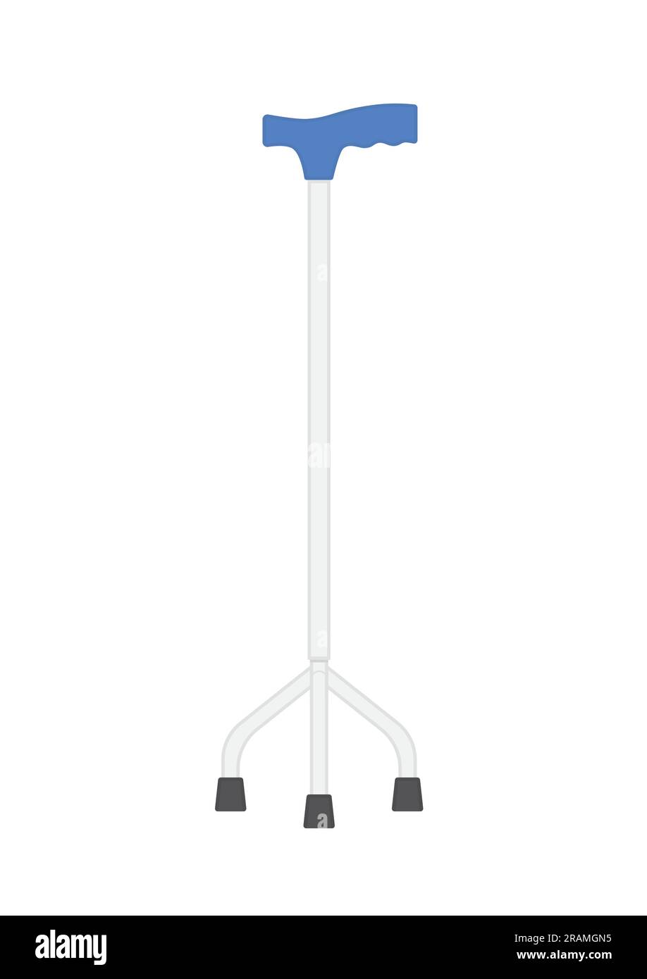orthopedic walking stick, cane -vector illustration Stock Vector