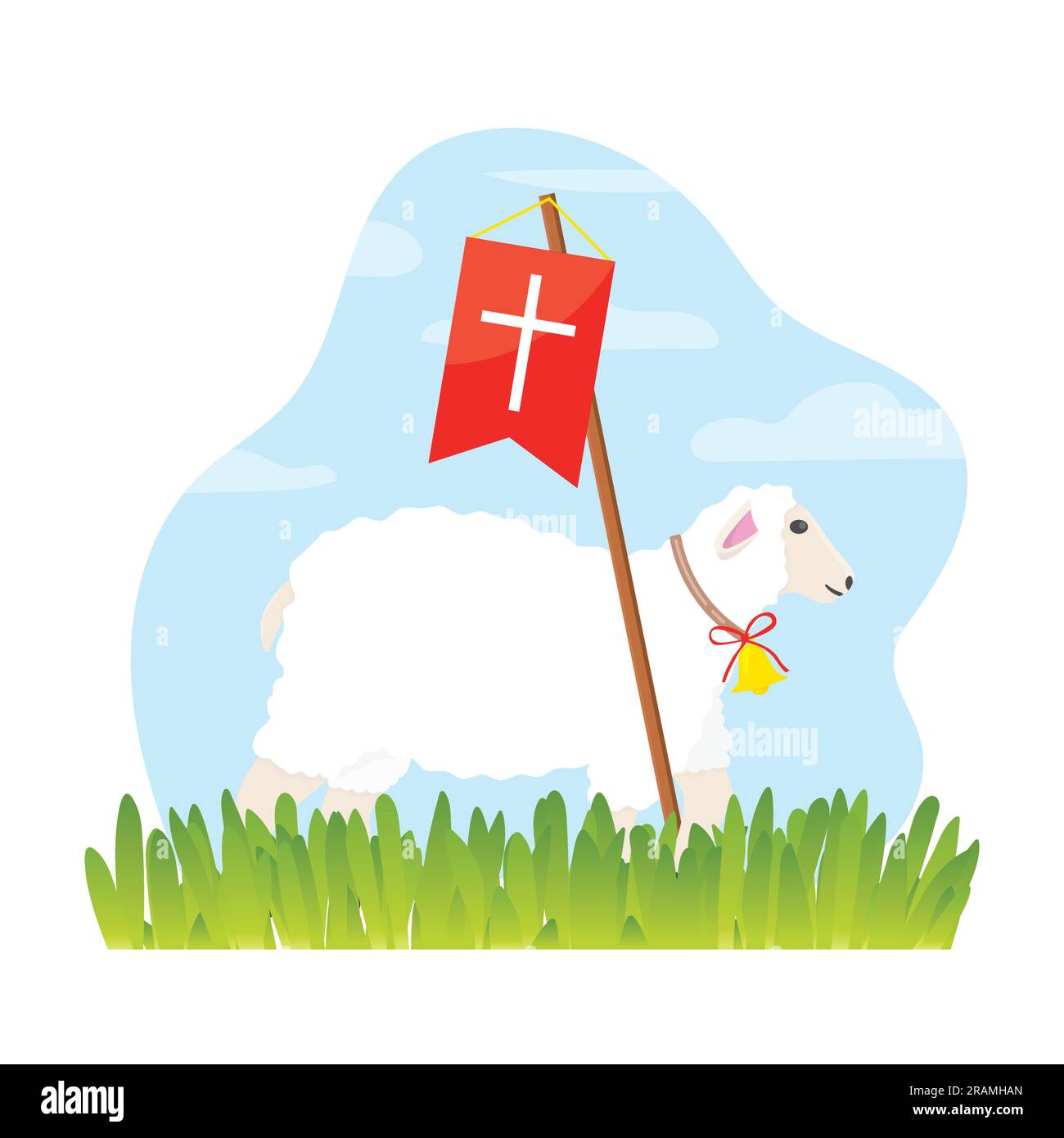 Lamb and flag symbol hires stock photography and images Alamy