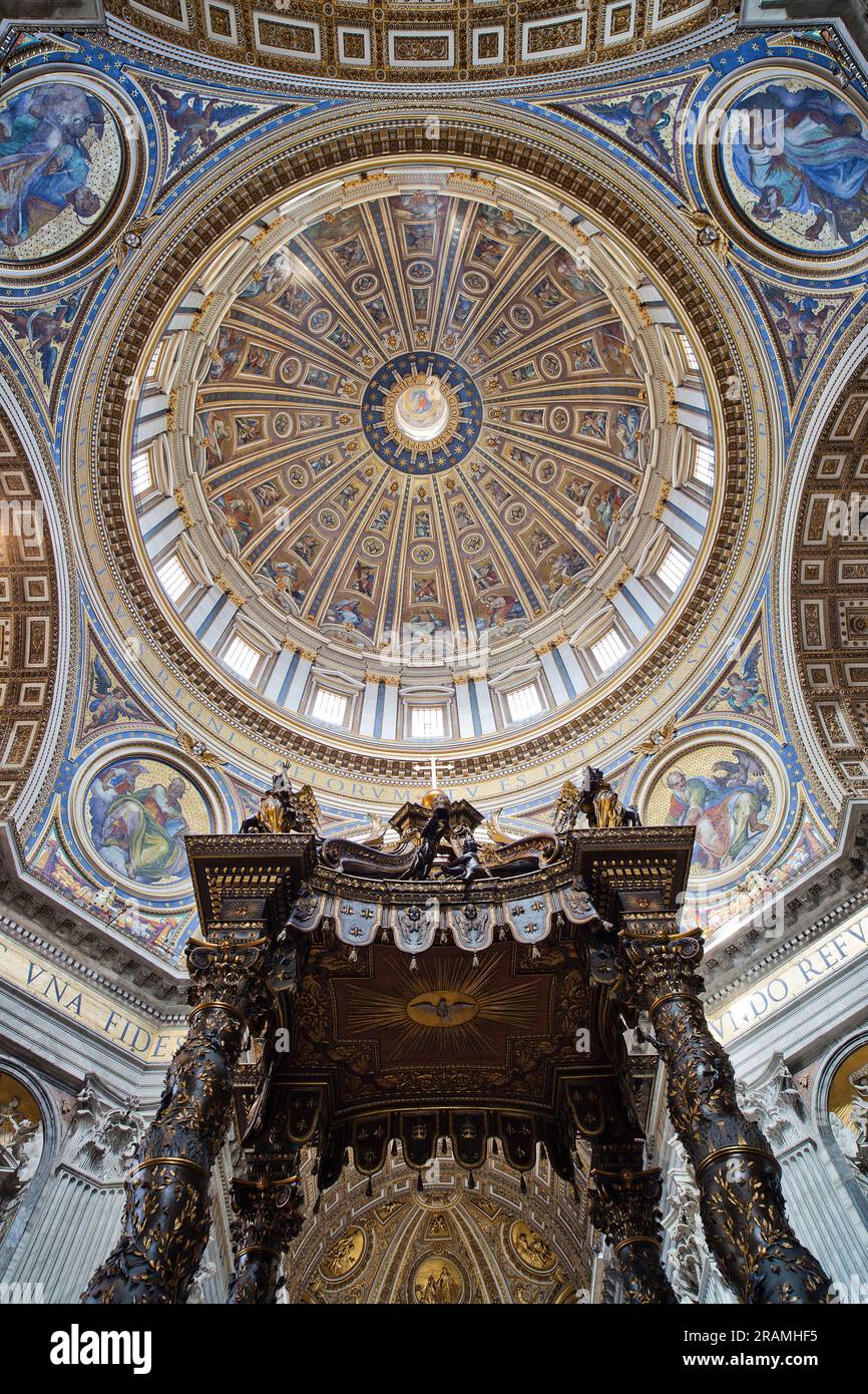 Cupola of the St. Peter's Basilica, San Pietro, Vatican, Vatican City