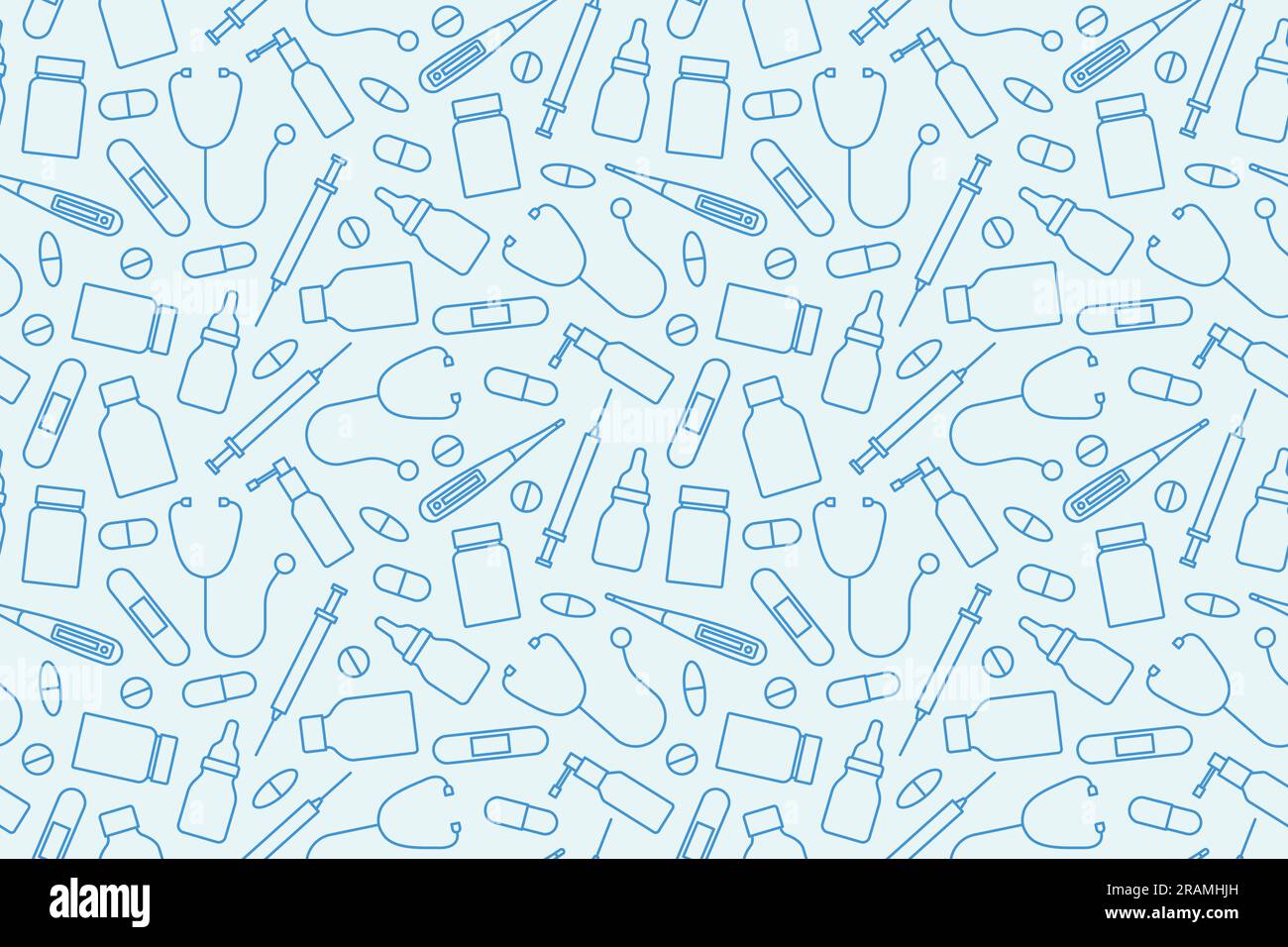 health care, medicine, doctor seamless pattern with medical related ...