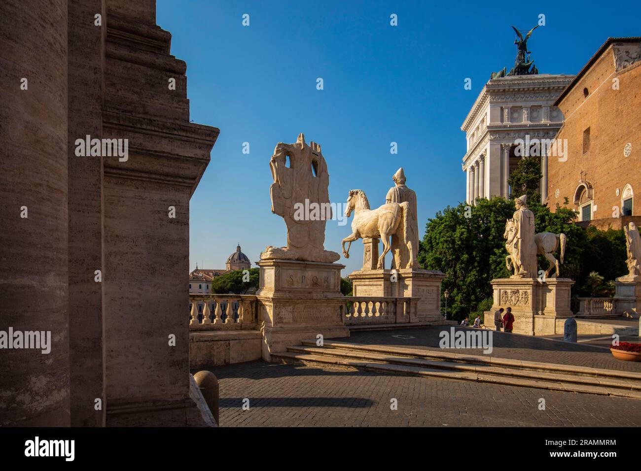Piazza del Campidoglio, Roma, Lazio, Italy Stock Photo - Alamy