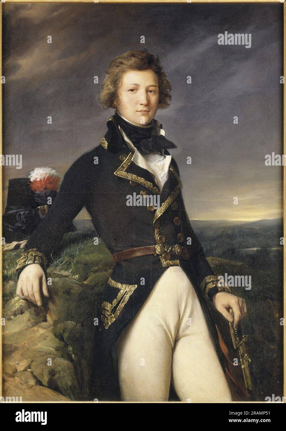 Louis Philippe D'orléans, Duc de Chartres en 1792 by Léon Cogniet Stock Photo