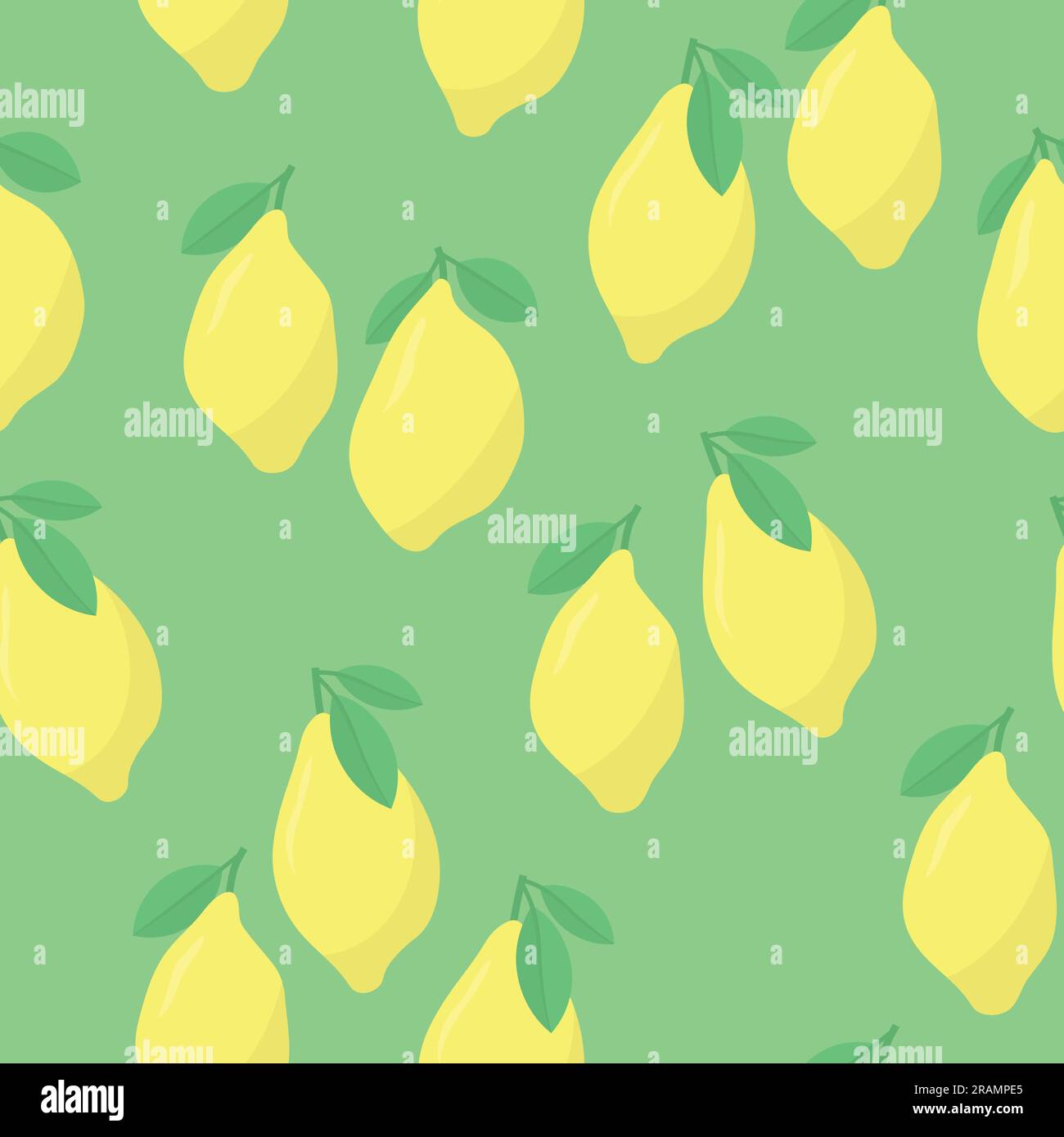 seamless pattern of lemon fruits with leaves, great for wrapping ...