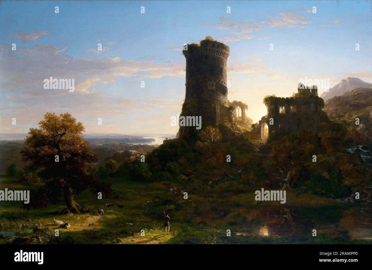 The Present 1838 by Thomas Cole Stock Photo - Alamy