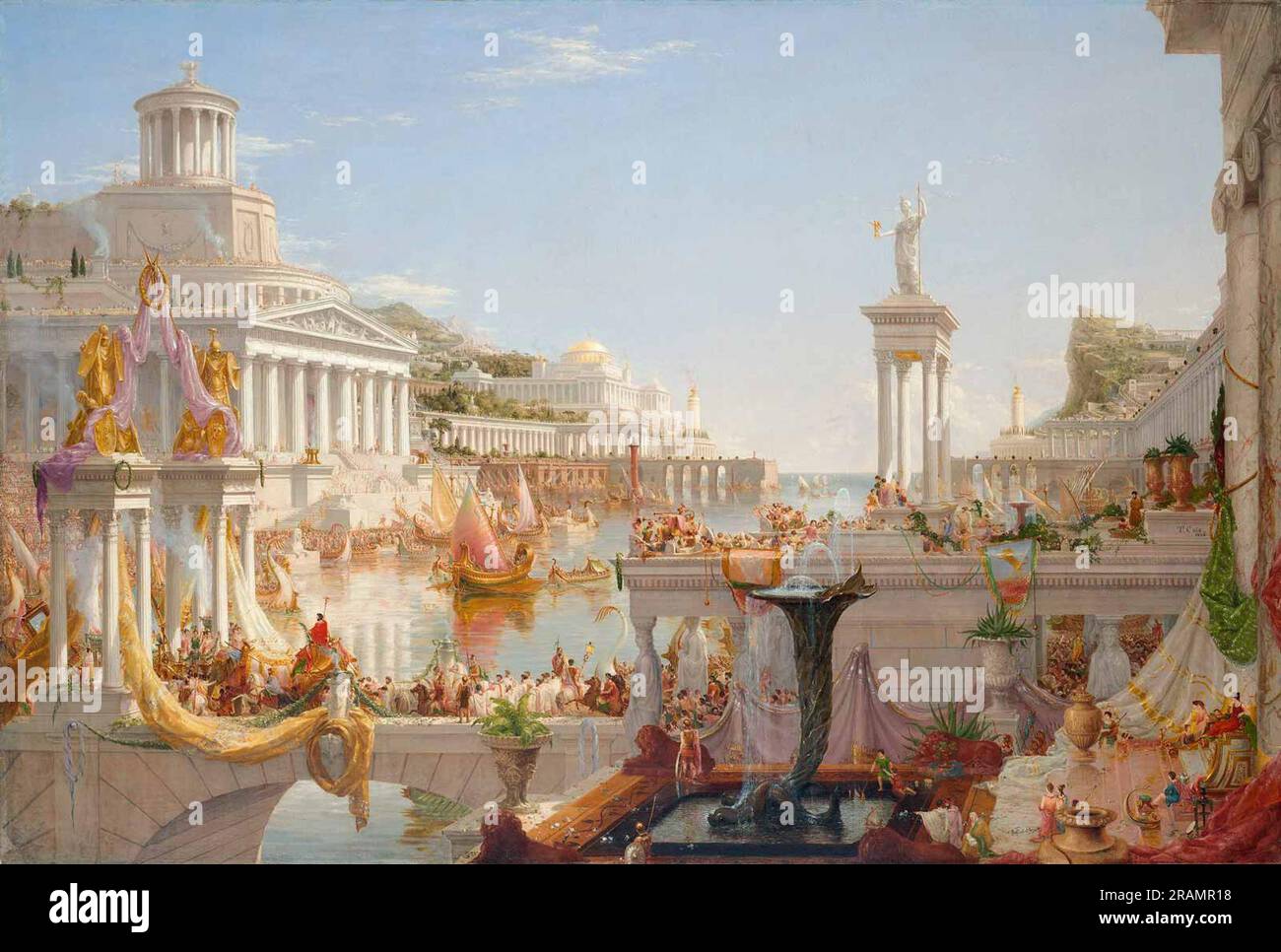 The Course of Empire: The Consummation of the Empire 1836 by Thomas ...