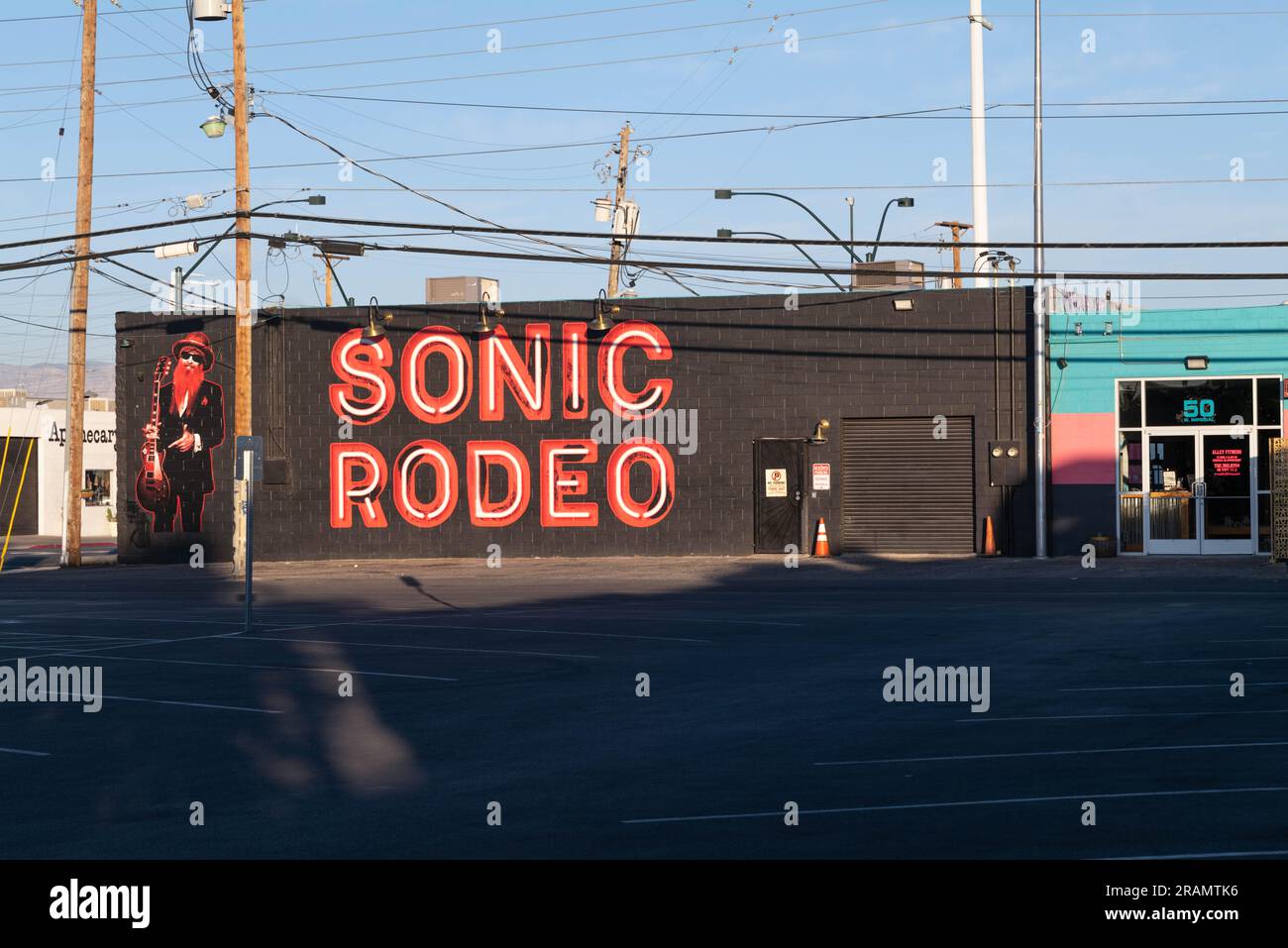 Sonic Rodeo rehearsal and performing practice location, Las Vegas