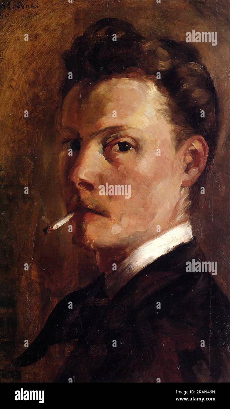 self portrait with cigarette Edvard Munch Art Poster Self-Portrait Artworks Canvas Poster Room Aesthetic Wall Art Prints Home Modern Decor Gifts Framed-unframed 16x24inch(40x60cm): Posters & Prints On View: milie Charmy -