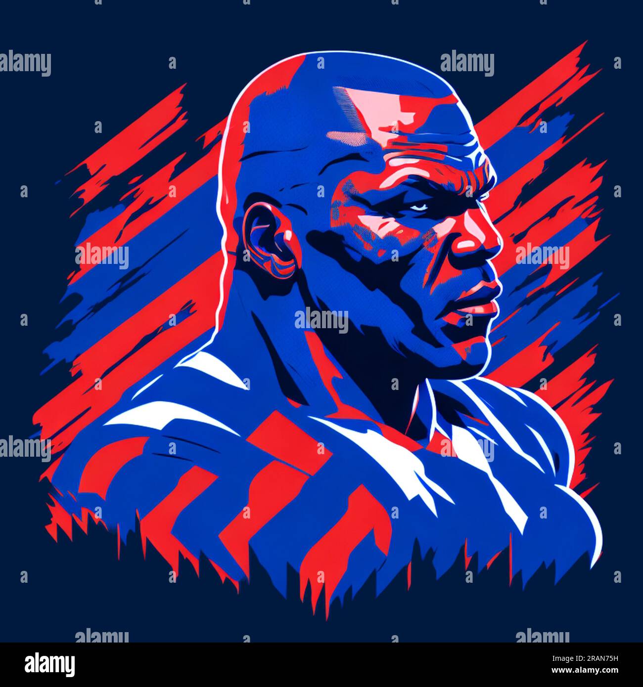 Mike Tyson Logo Mike tyson t shirt hi-res stock photography and images - Alamy