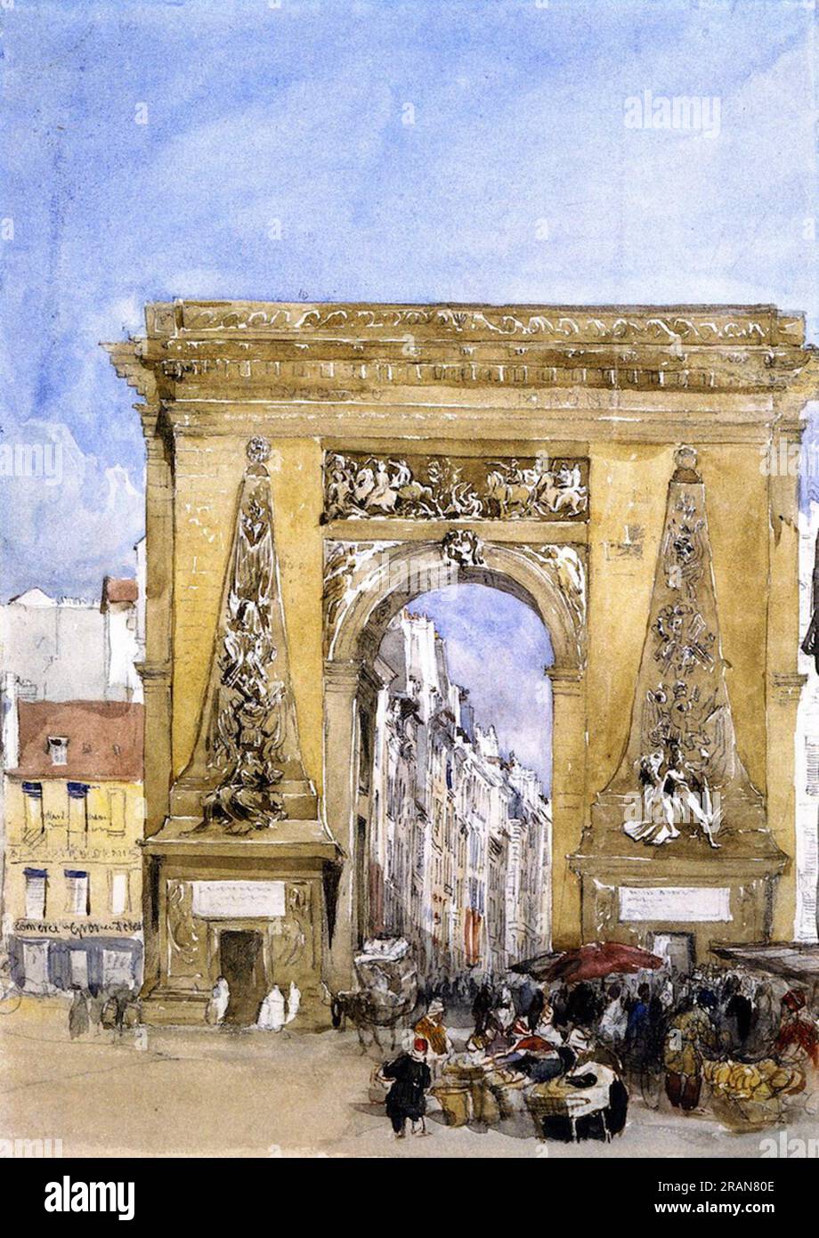 Porte st denis paris hi-res stock photography and images - Alamy