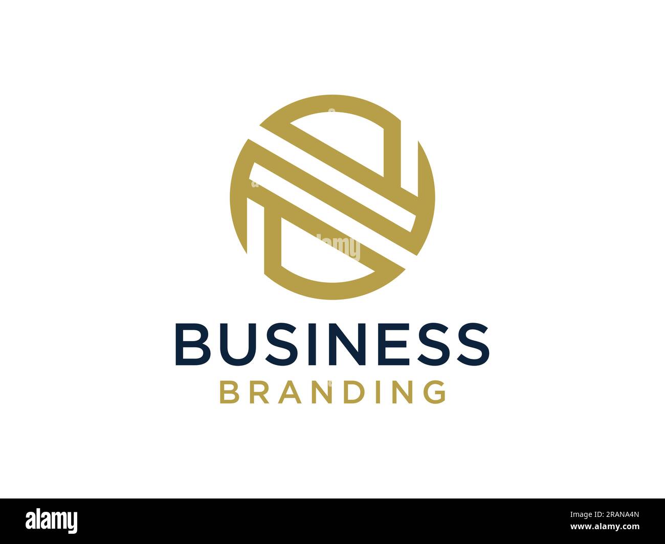 Abstract Initial letter N Logo Gold Square Line. Flat Vector Logo Design Template Element. Stock Vector