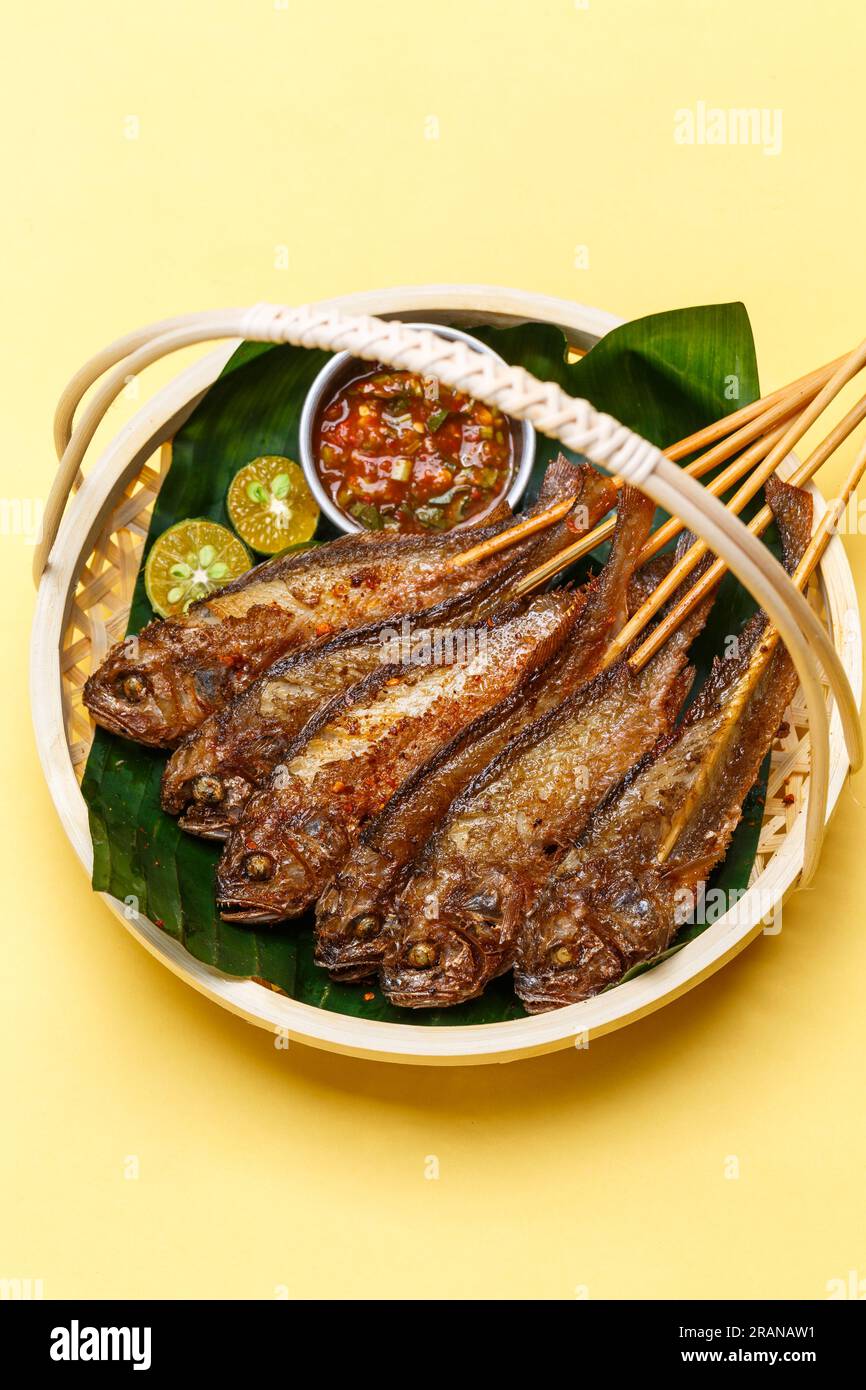 grilled fish, Thai food style Stock Photo Alamy