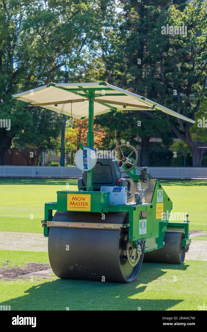 Road roller on a cricket pitch hires stock photography and images Alamy