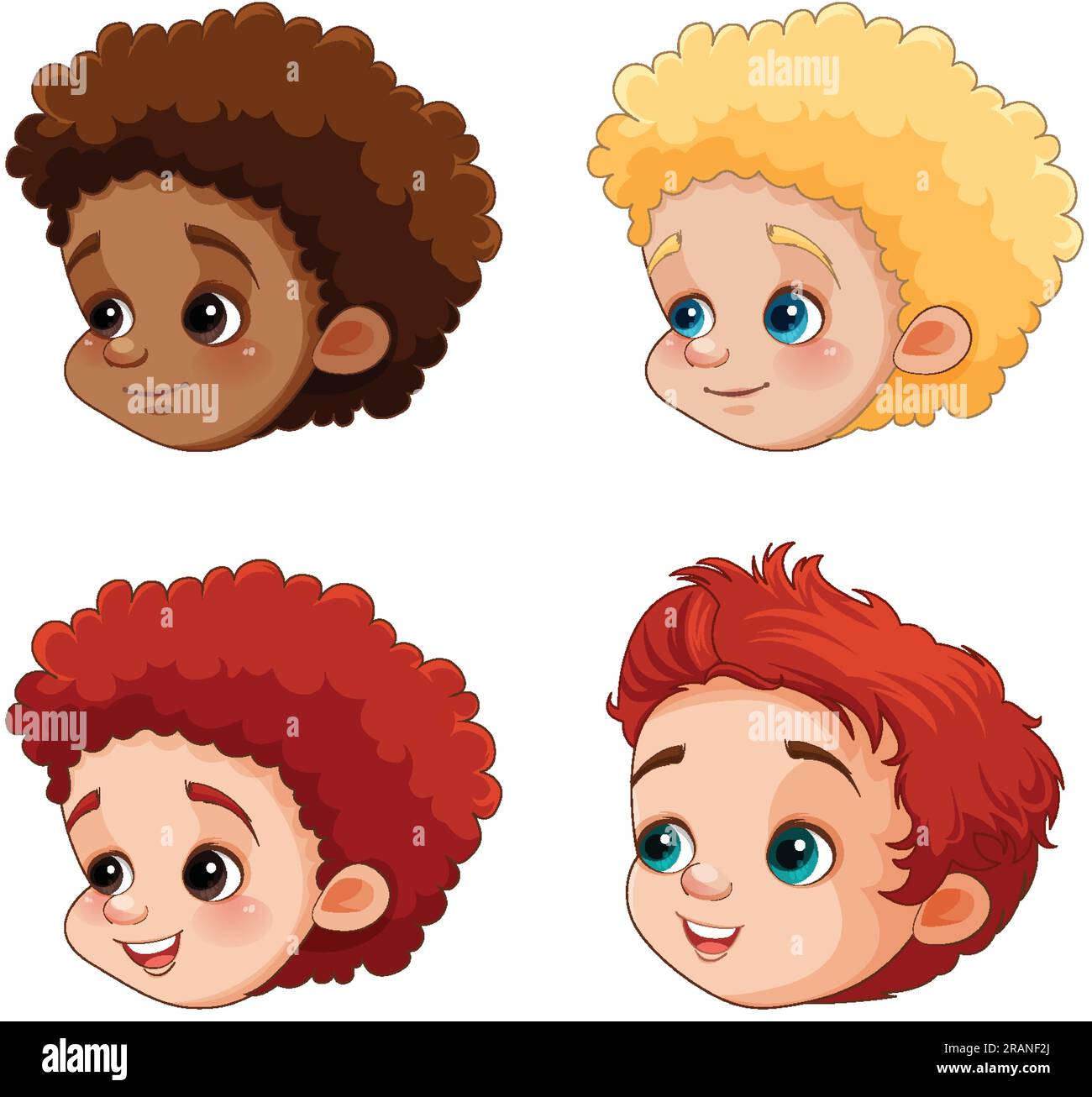 Different Races Children Vector Set of Kids of Different Races illustration Stock Vector Image & Art ...