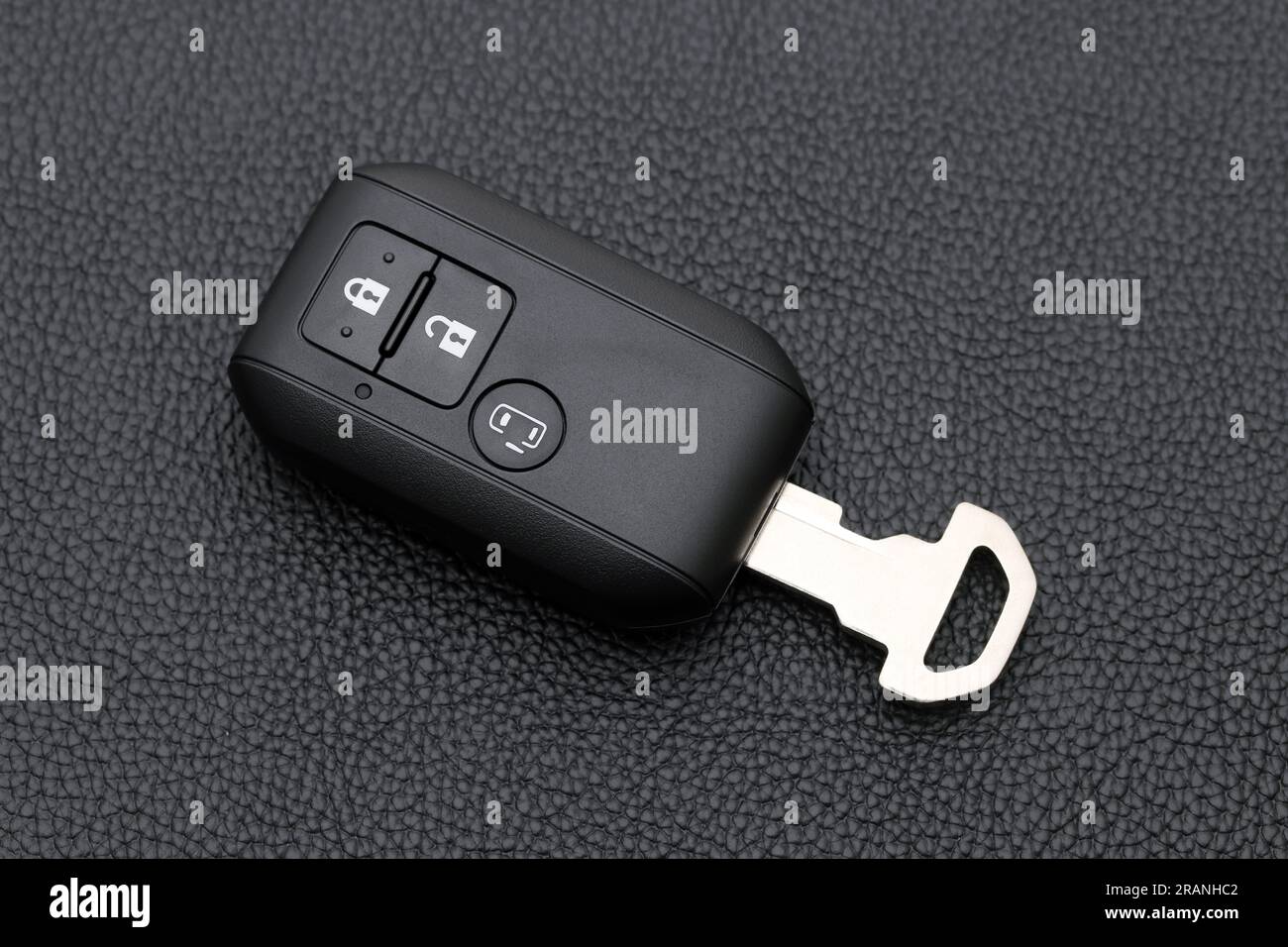 Car vehicle modern black key remote control have front button, slide