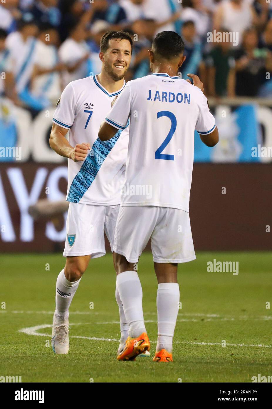 New Jersey Harrison USA. 4th July 2023. SPO Guatemala Players