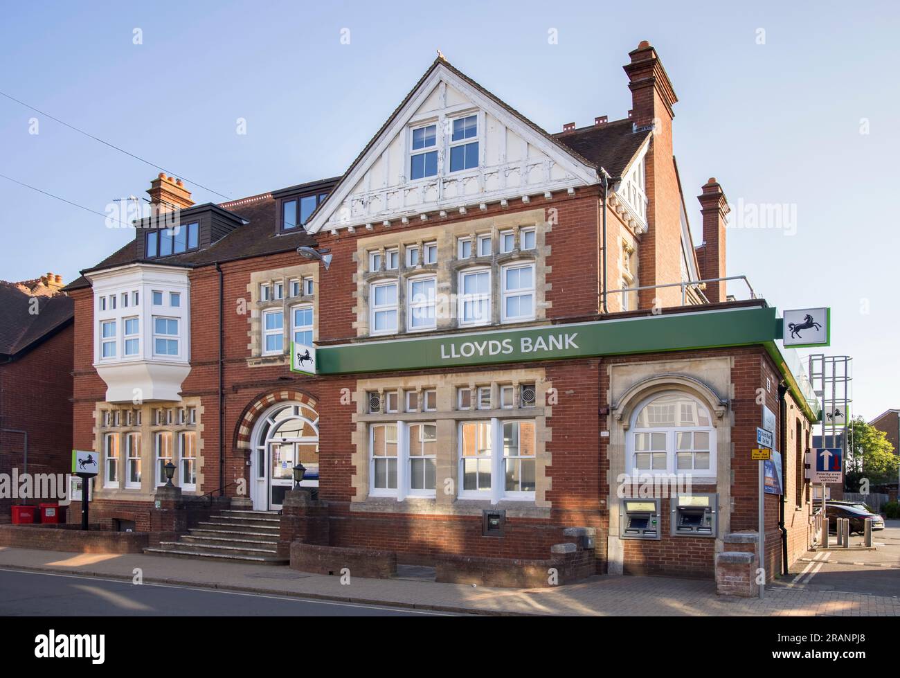 a traditional lloyds bank branch one of the few left in burgess hill west sussex Stock Photo