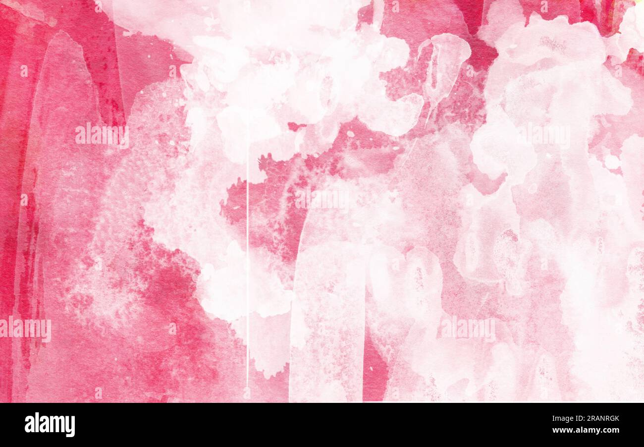 abstract pink watercolor design wash aqua painted texture close up. Minimalistic and luxure background. Stock Photo