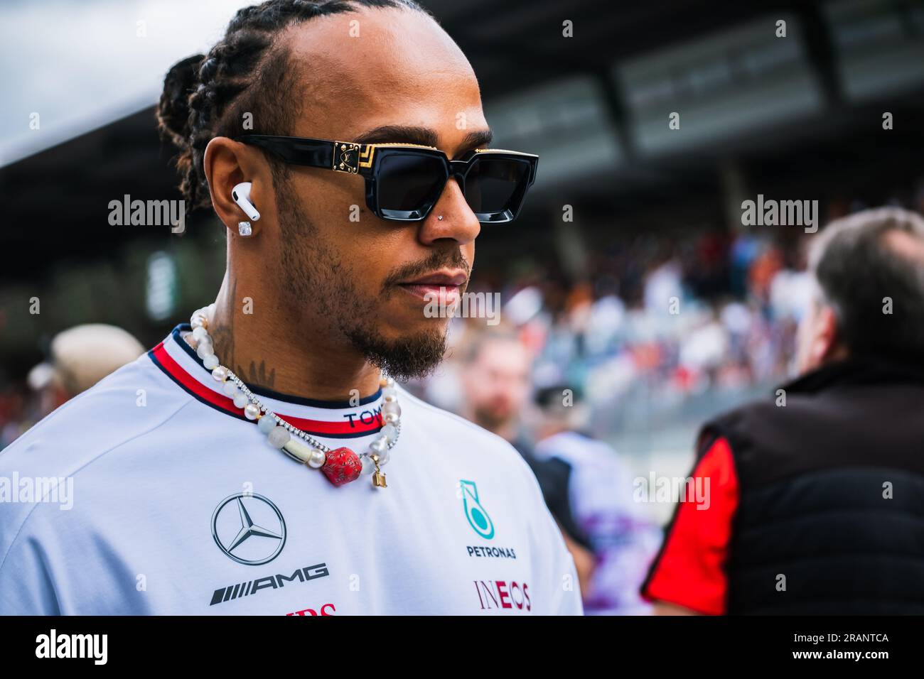 Red Bull Ring, Spielberg, Austria, 2.July.2023: Lewis Hamilton during ...